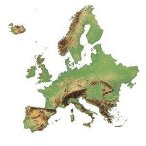 Europe 3D model