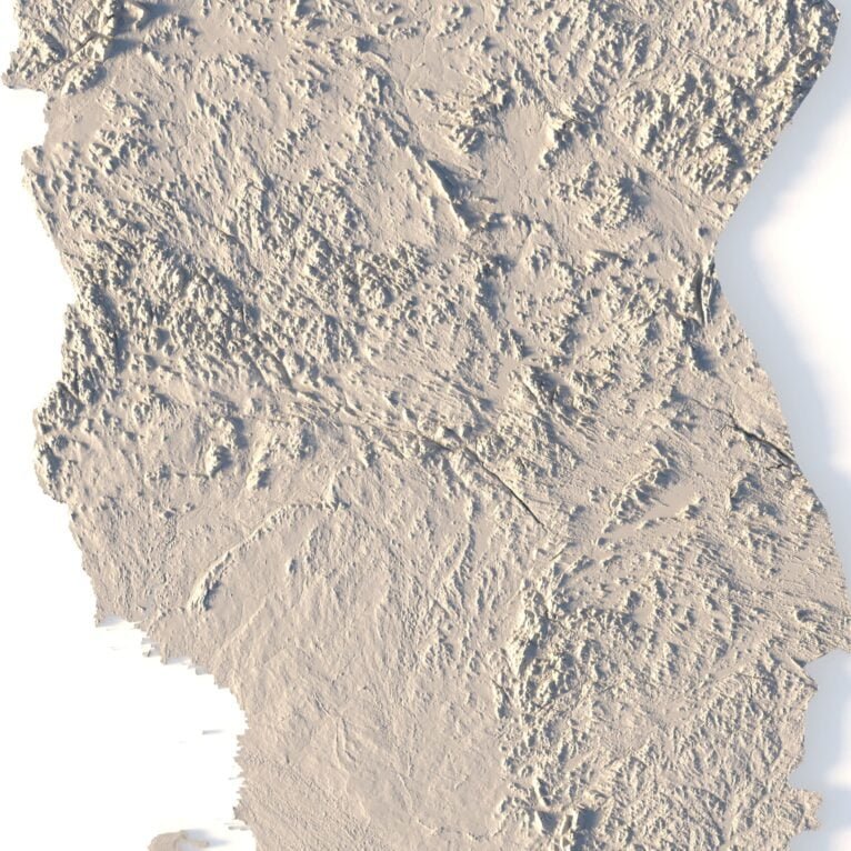 Finland 3D map