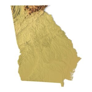 State of Georgia STL model