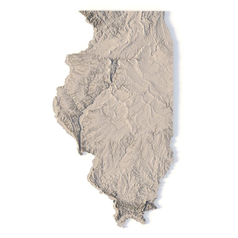State of Illinois 3D model