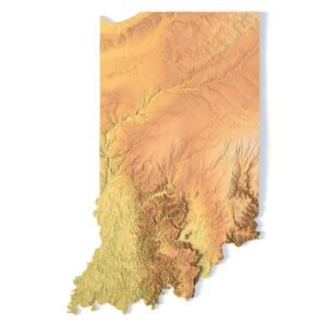 State of Indiana STL model