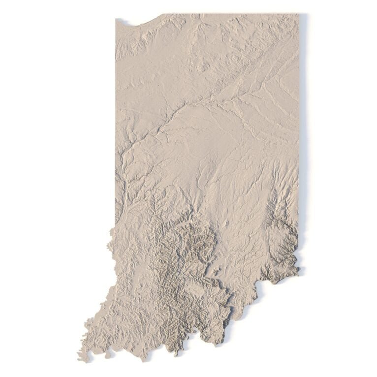 State of Indiana 3D model