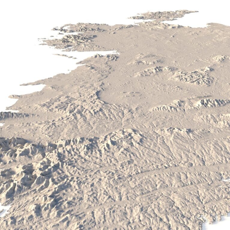 Ireland 3D Print model