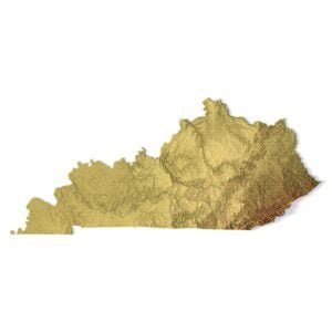 State of Kentucky STL model
