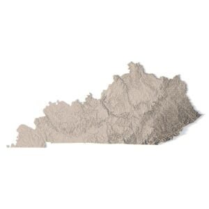 State of Kentucky 3D model