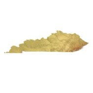 State of Kentucky relief map