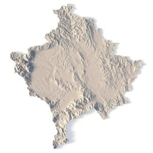 Kosovo 3D model