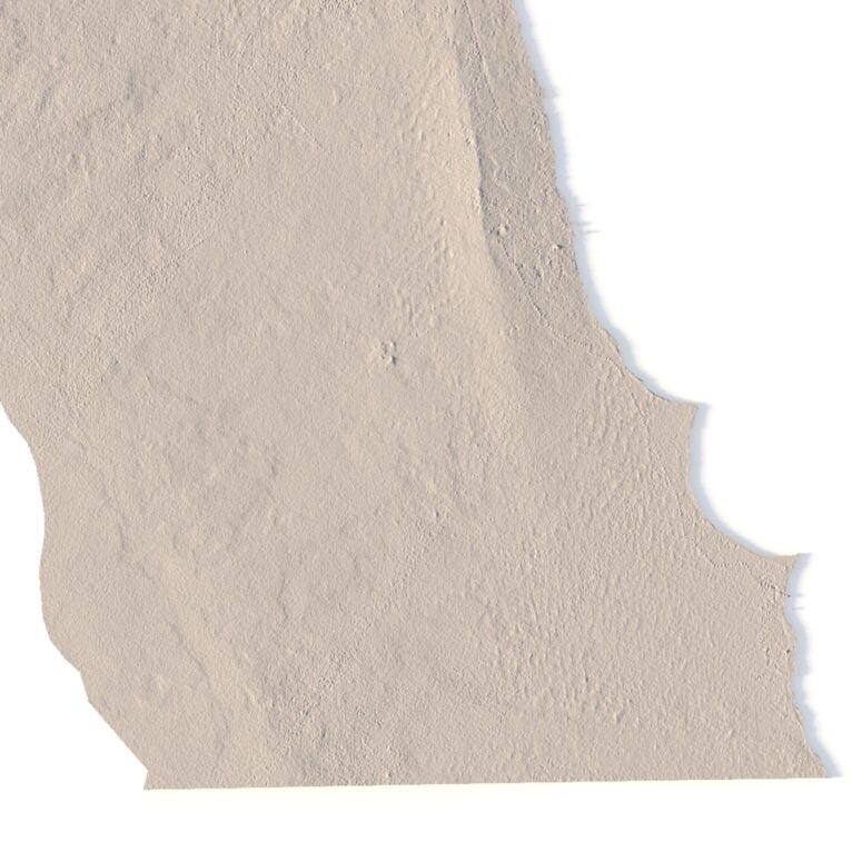 Kuwait 3D map