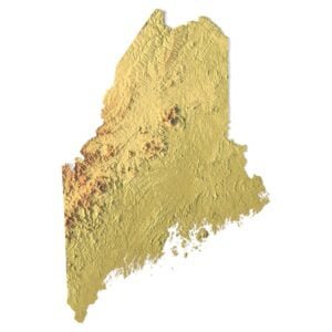 State of Maine STL model