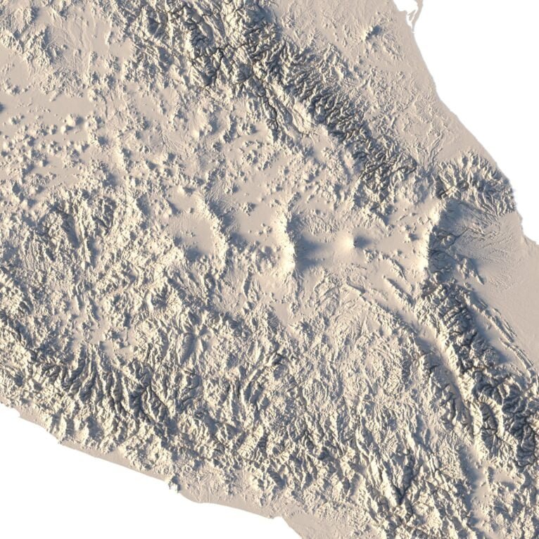 Mexico 3D map