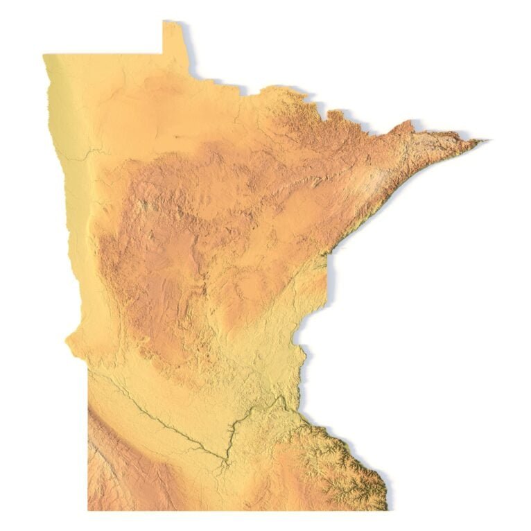 State of Minnesota STL model