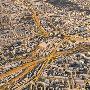 Minsk City 3D model