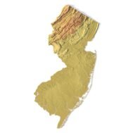 State of New Jersey STL model