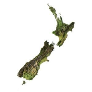 New Zealand terrain 3D model