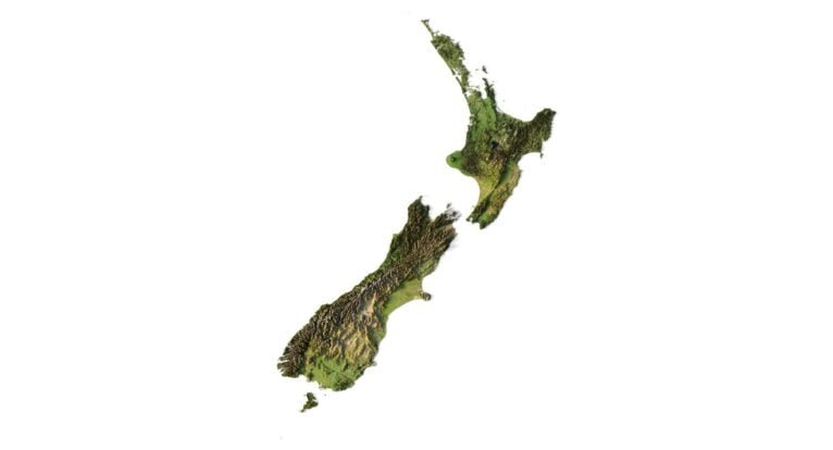 New Zealand model C4D OBJ STL