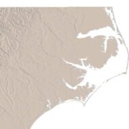 State of North Carolina 3D map