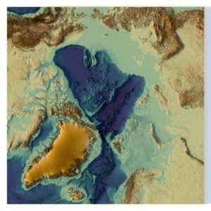North Pole terrain 3D model