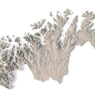 Norway 3D map
