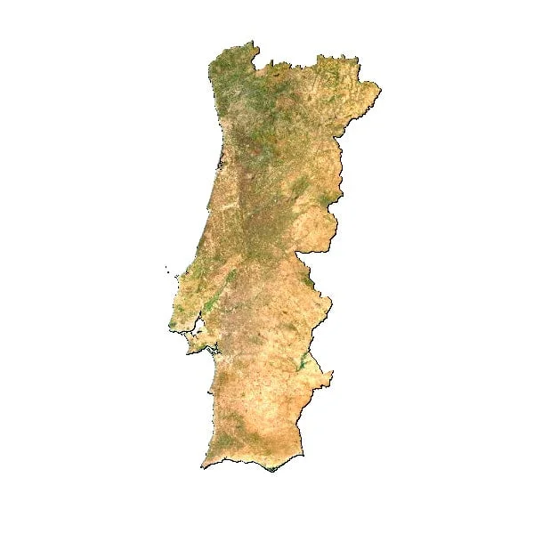 Mapa detalhado do país de Portugal Modelo 3D - TurboSquid 1105198