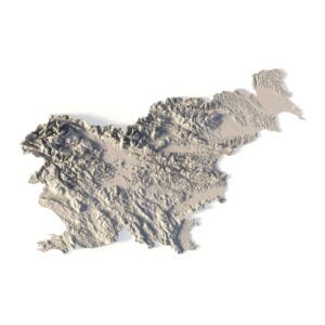 Slovenia 3D model