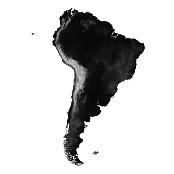 South America DEM