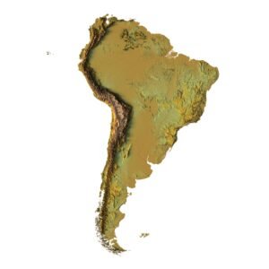 South America STL model