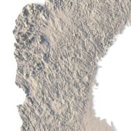 Sweden 3D map