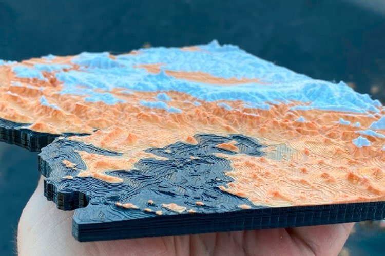 Terrain 3D print