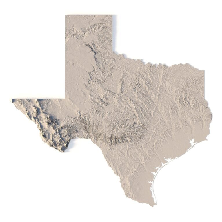 State of Texas 3D model