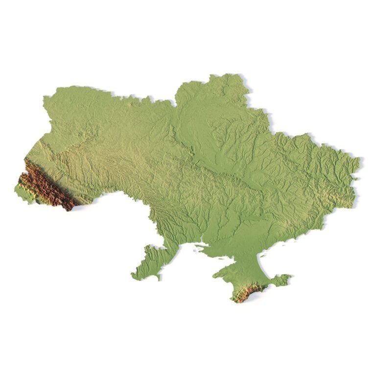 Ukraine 3D model