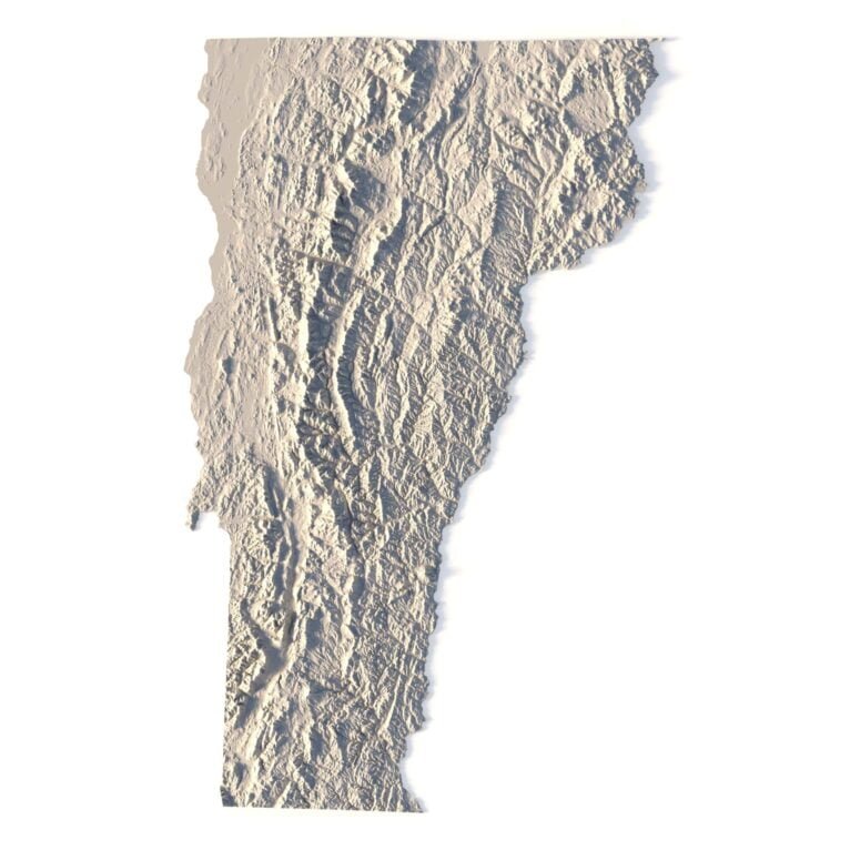 State of Vermont STL model