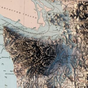 Washington relief map