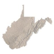 State of West Virginia 3d stl files