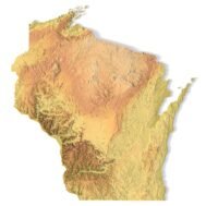 State of Wisconsin 3D model