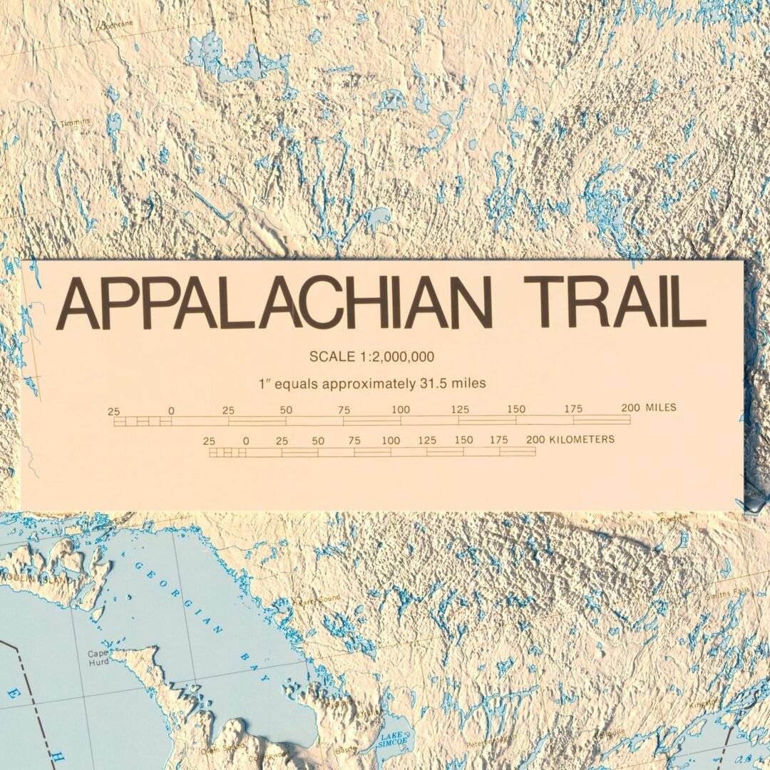 Appalachian Trail 1981 Relief Map | 3D Models And 3D Maps