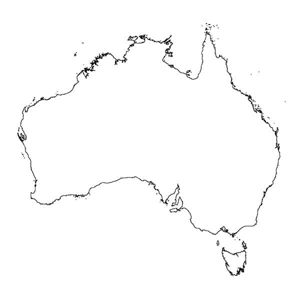 Australia shapefile