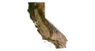California 3D map