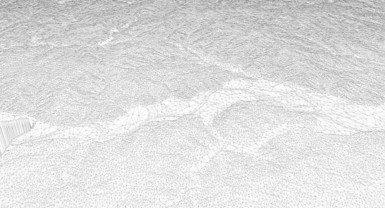 3D printed Missouri topographic map STL