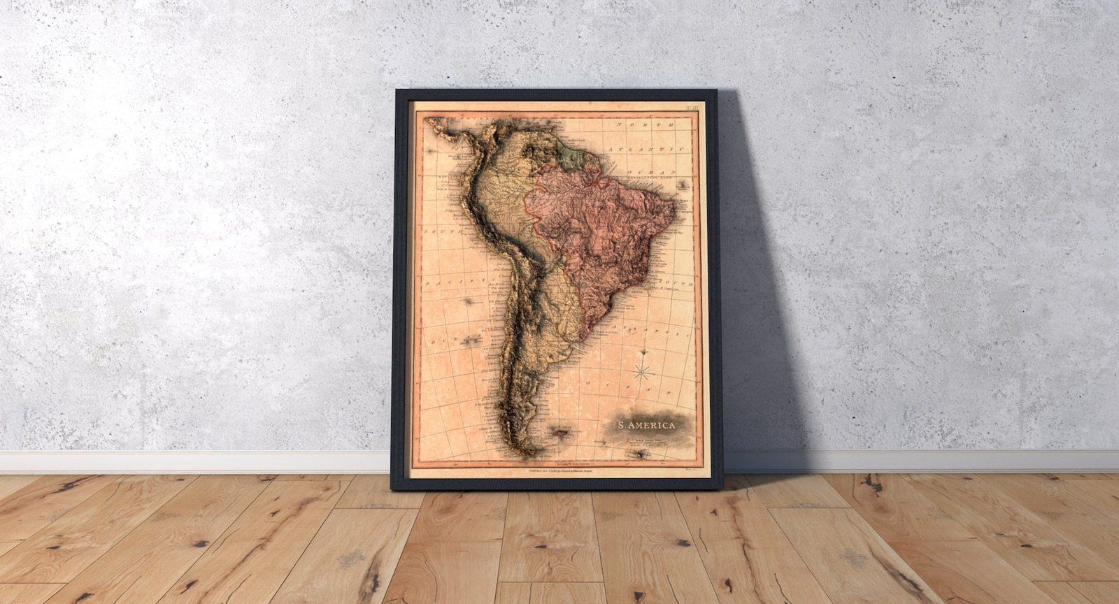 Map of South America 1819