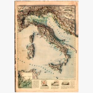 Italy 3D map