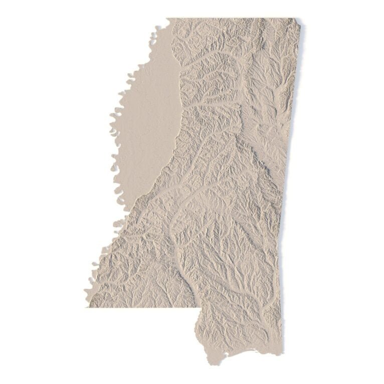 Mississippi 3D Print model