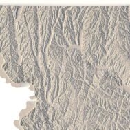 Missouri relief map