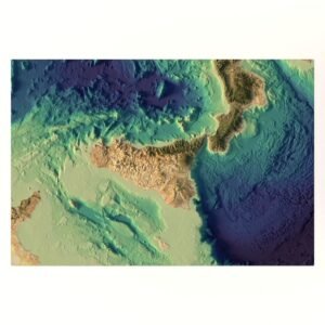 Sicily terrain 3D model