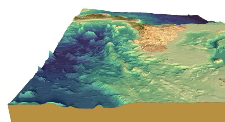 Sicily 3D elevation model