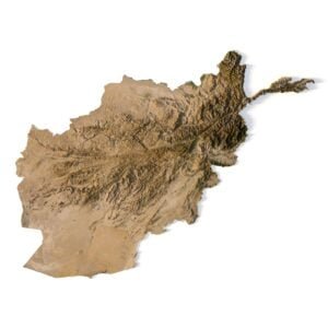 Afghanistan 3D model