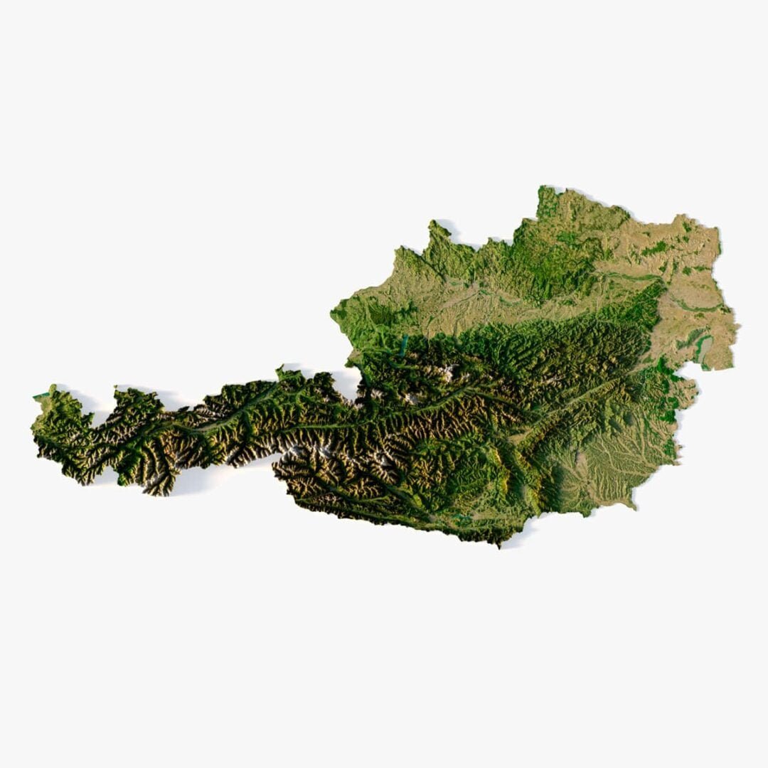 France 3D model of the terrain | 3D Models and 3D Maps of France relief