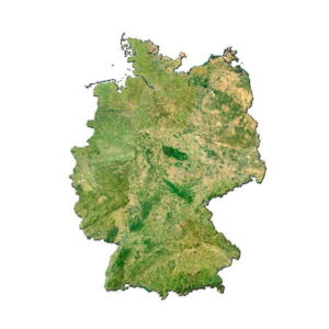 Germany 3D model terrain | Custom 3D Models and 3D Maps