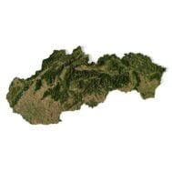 Slovakia terrain 3D model
