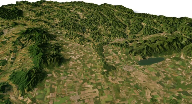 Slovakia 3D model of the terrain | 3D Models and 3D Maps download