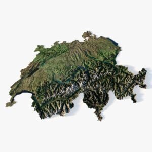 Switzerland 3D model